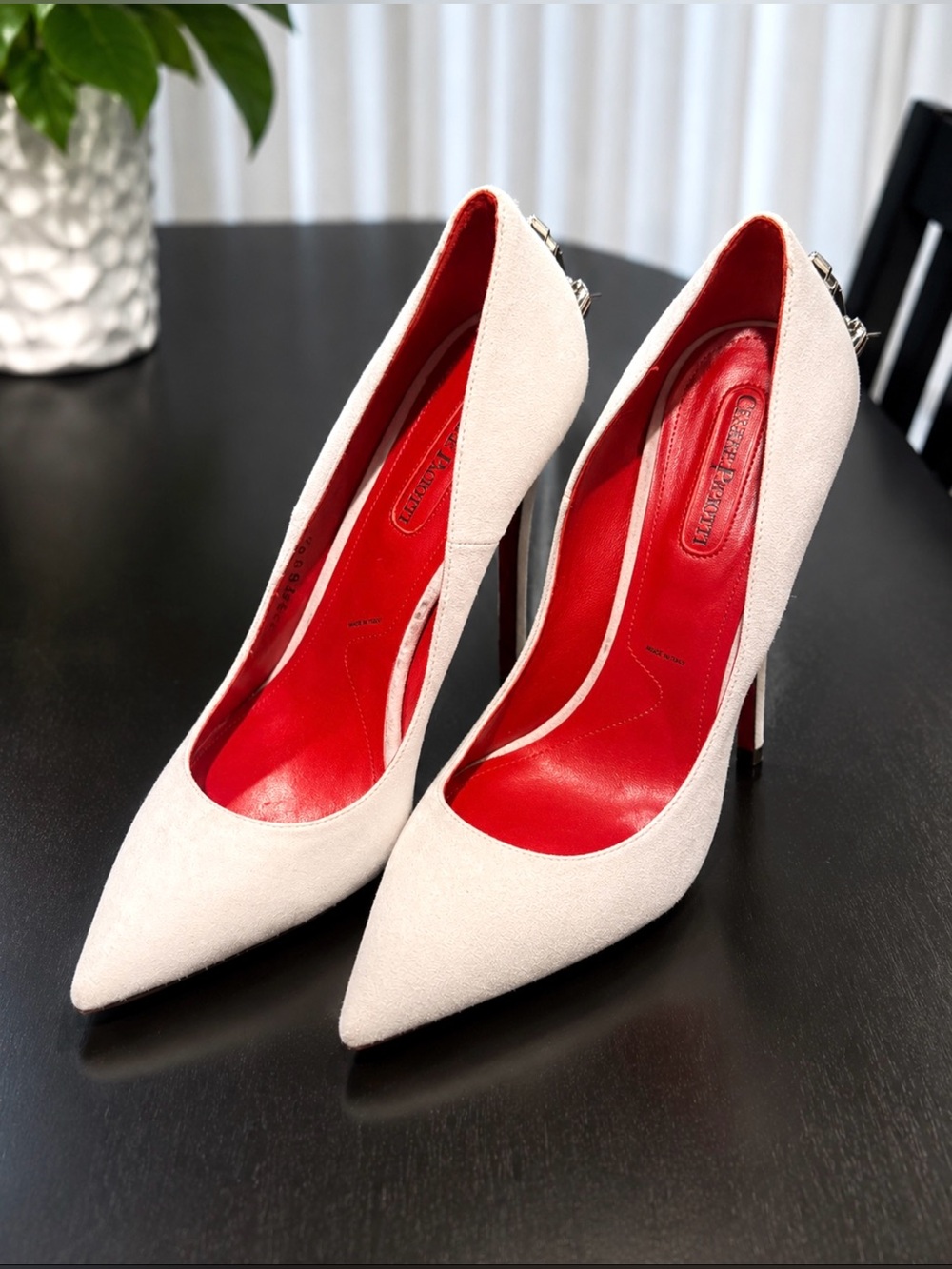 One-of-a-Kind Cesare Paciotti Dagger Heel Pumps. - Picture 6 of 11
